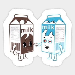 Chocolate Milk love Sticker